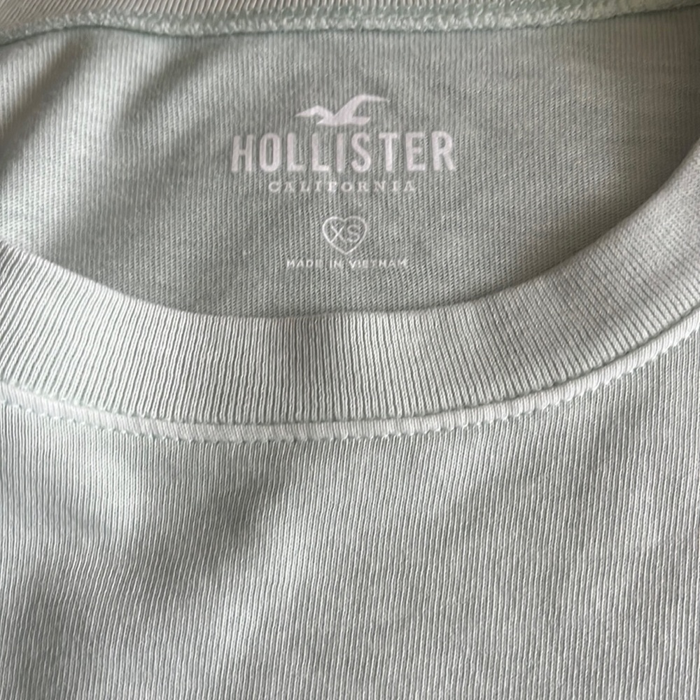 Hollister mint long sleeve shirt